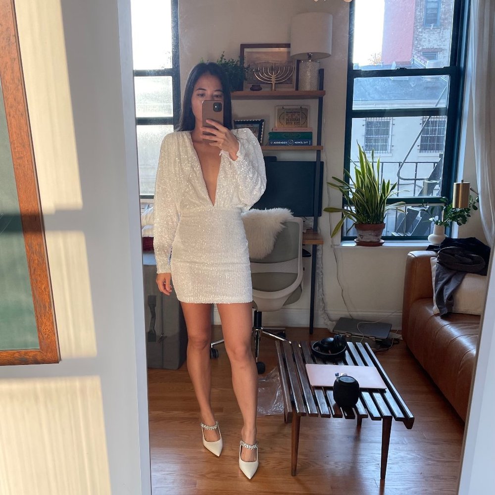 Nookie White Veda Mini Dress